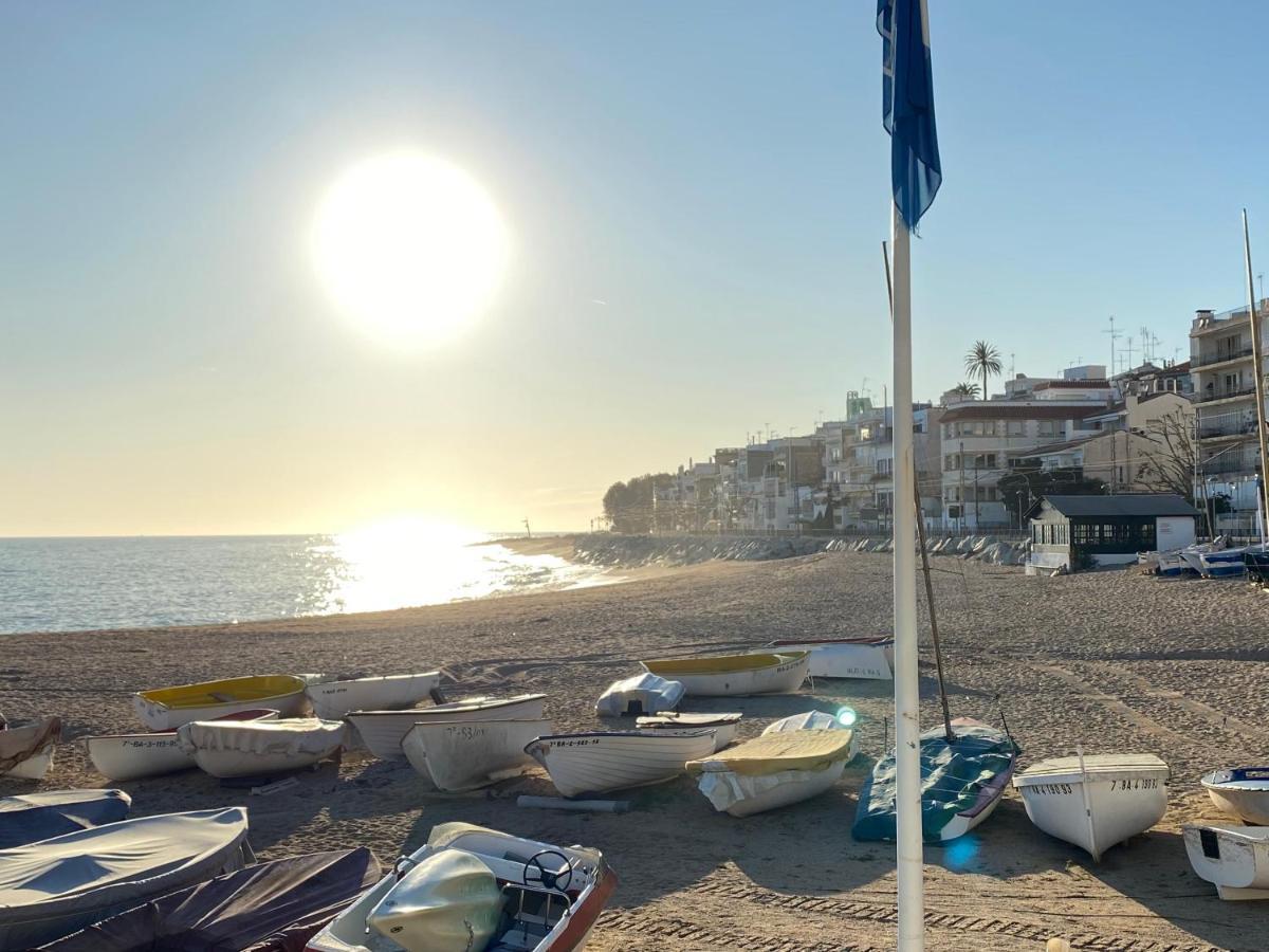 Ponent - Espectaculares Vistas Al Mar Lägenhet Sant Pol De Mar Exteriör bild